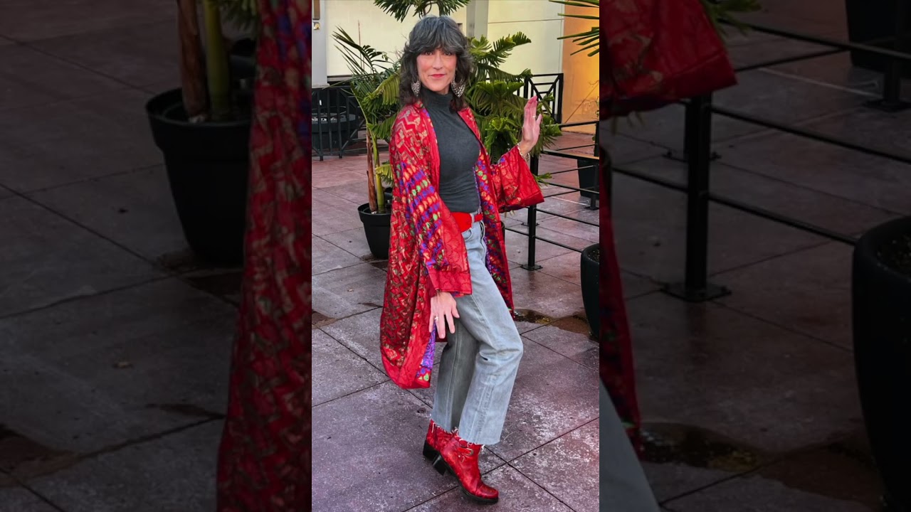 Favorite Sustainable OOTW ~ Repurposed Sari Robe