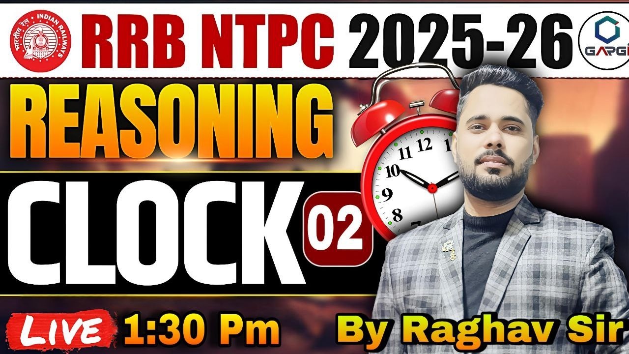 Clock Reasoning Part 2 Live | Complete Concept + Important Questions | 25 Days Speed Booster Batch