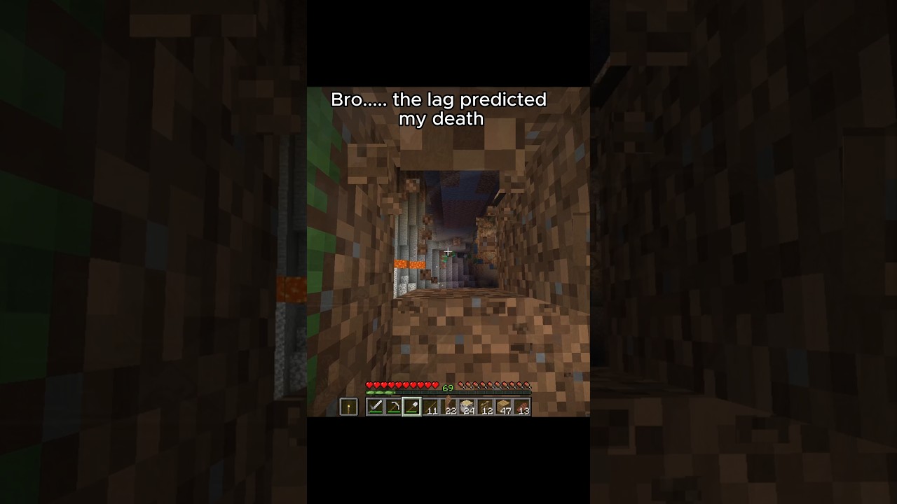Dziękuję, lag 😅 #minecraft #viralvideo