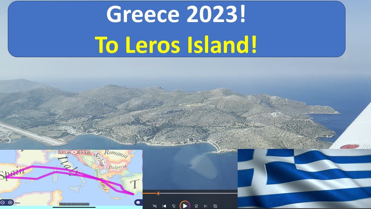 Greece 2023, Part 4: To Leros Island. Bonanza F33A