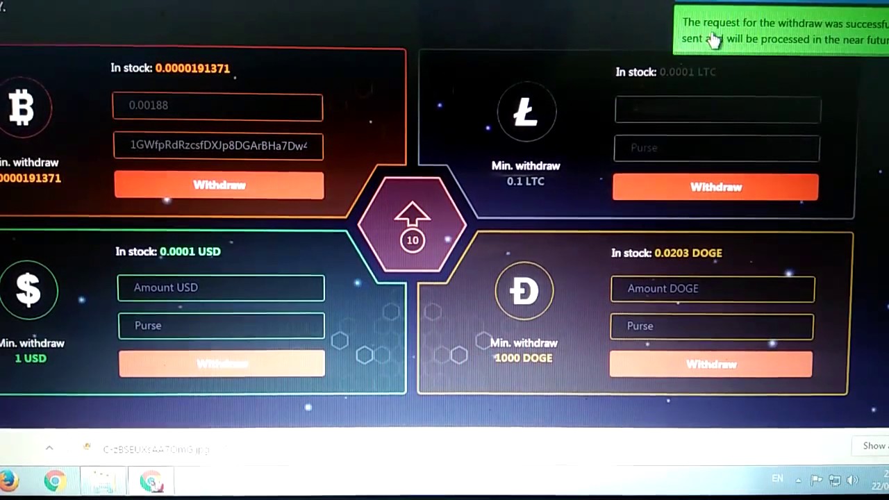 FREE 100 GHS BONUS !!! Auto Mining BTC   DOGE   LTC !!! BITCOIN Mining FREE