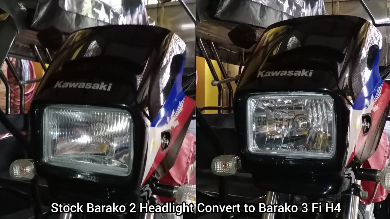 Barako 2 to Barako 3 Fi Headlight Assembly H4