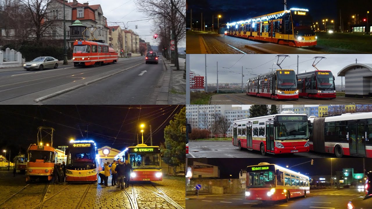 Vánoční trio DPP v Praze