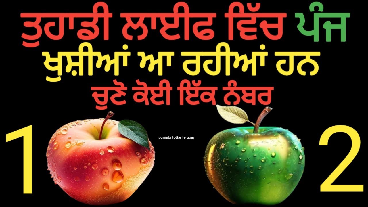 Tarot Card Reading 🔮/ ਤੁਹਾਡੀ ਲਾਈਫ ਵਿੱਚ ਪੰਜ ਖੁਸ਼ੀਆਂ ਆ ਰਹੀਆਂ ਹਨ ਜਾਣਨ ਦੇ ਲਈ ਚੁਣੋ ਕੋਈ ਇੱਕ ਨੰਬਰ #tarot