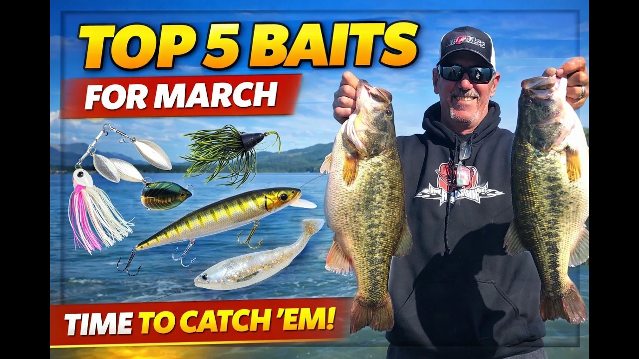 Top 5 Baits for March Time to Catch Em