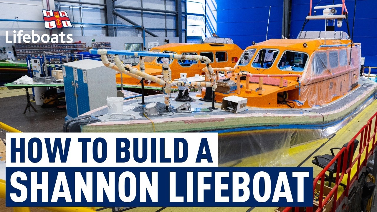 How to build a Shannon class lifeboat: Step-by-step RNLI construction process