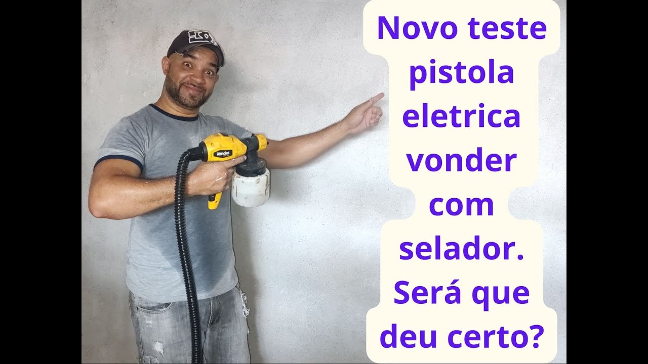 teste pistola eletrica com selador
