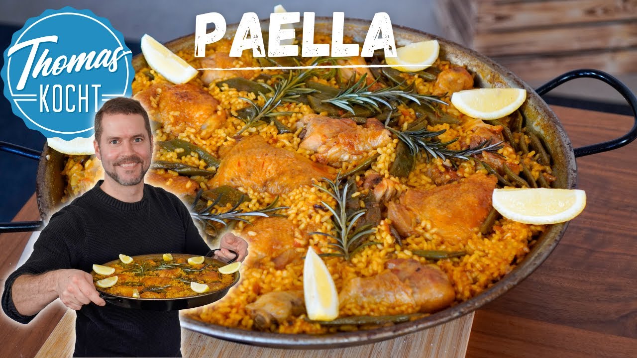 Paella mit Hähnchen selber machen - valencianische Art