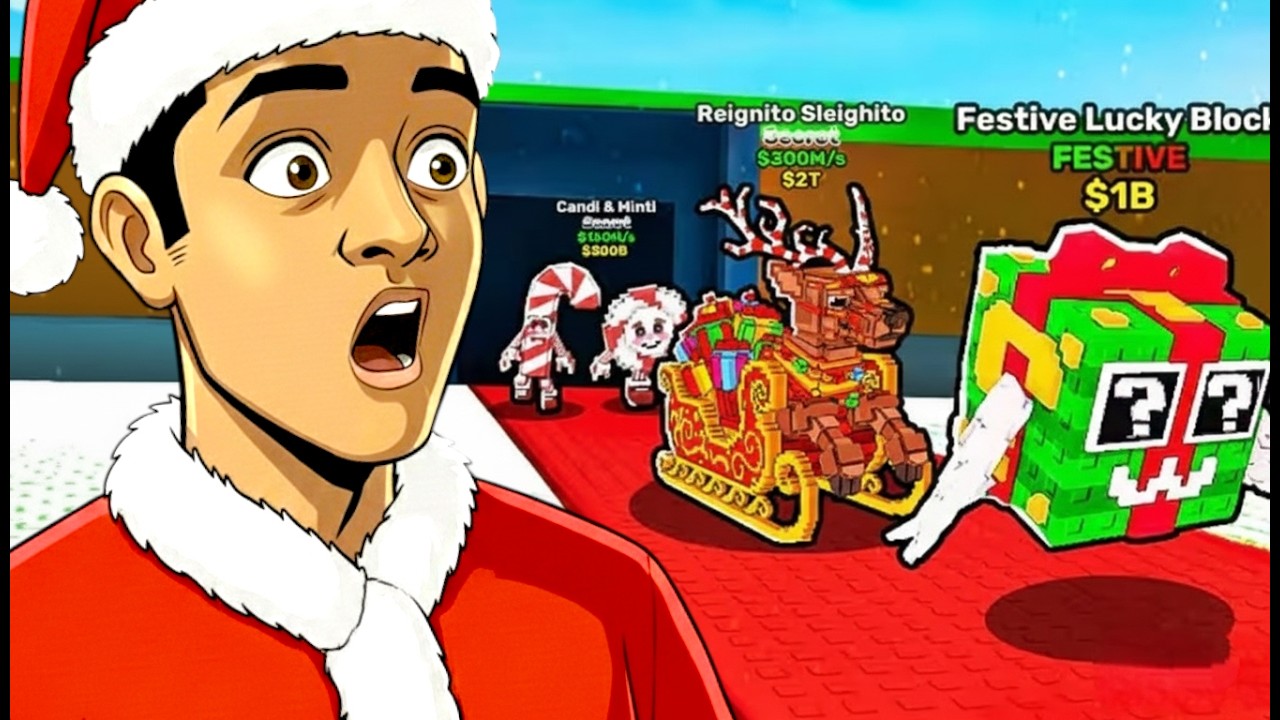 I Stole Newest NORTH POLE Brainrot in Steal a Brainrot❄️!!! @noobmastervideos 
