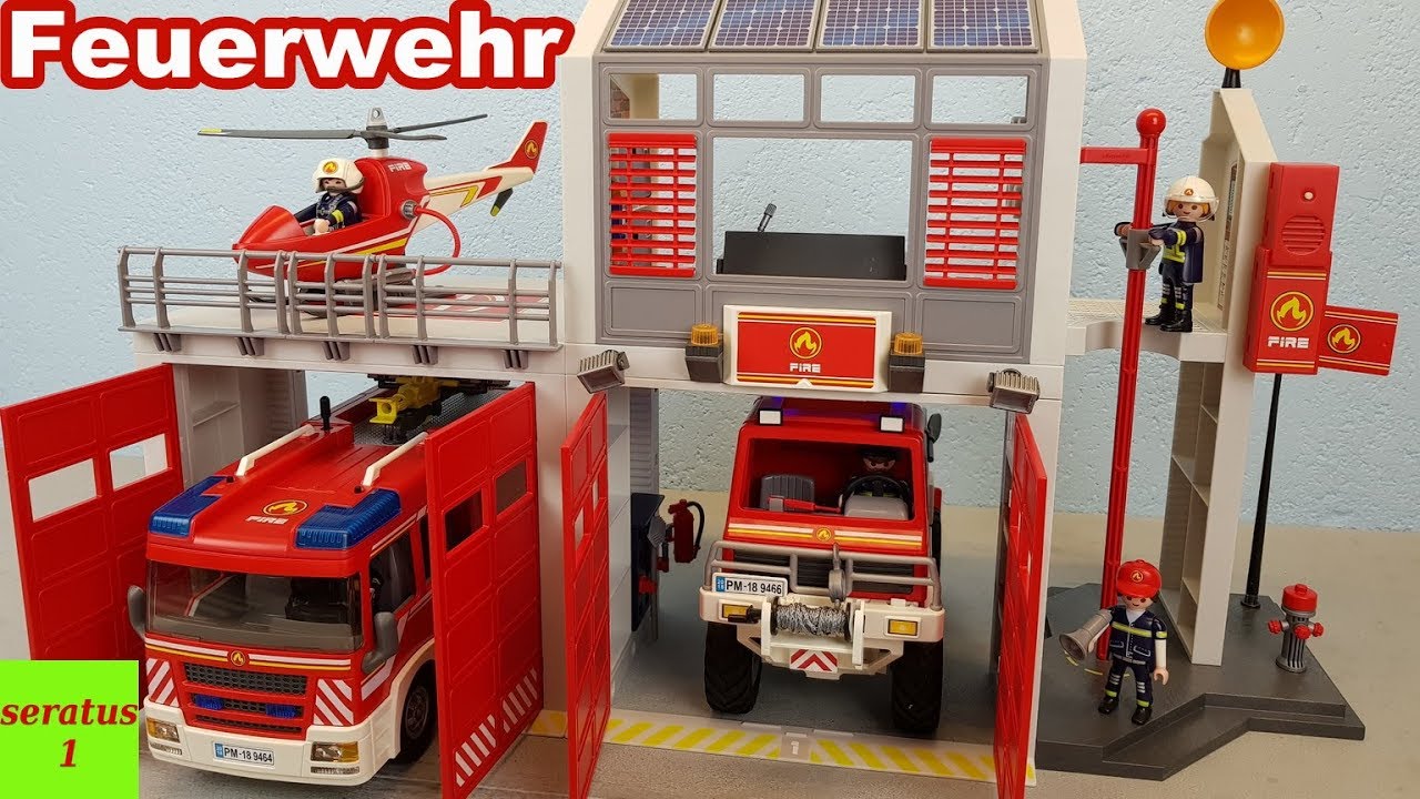 Playmobil Feuerwehr Große Feuerwache 9462 auspacken seratus1