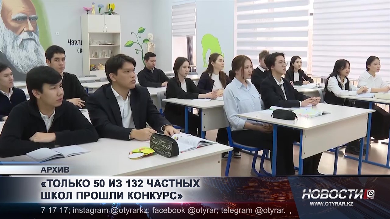 Большинство частных школ Шымкента не прошли отбор на получение финансирования