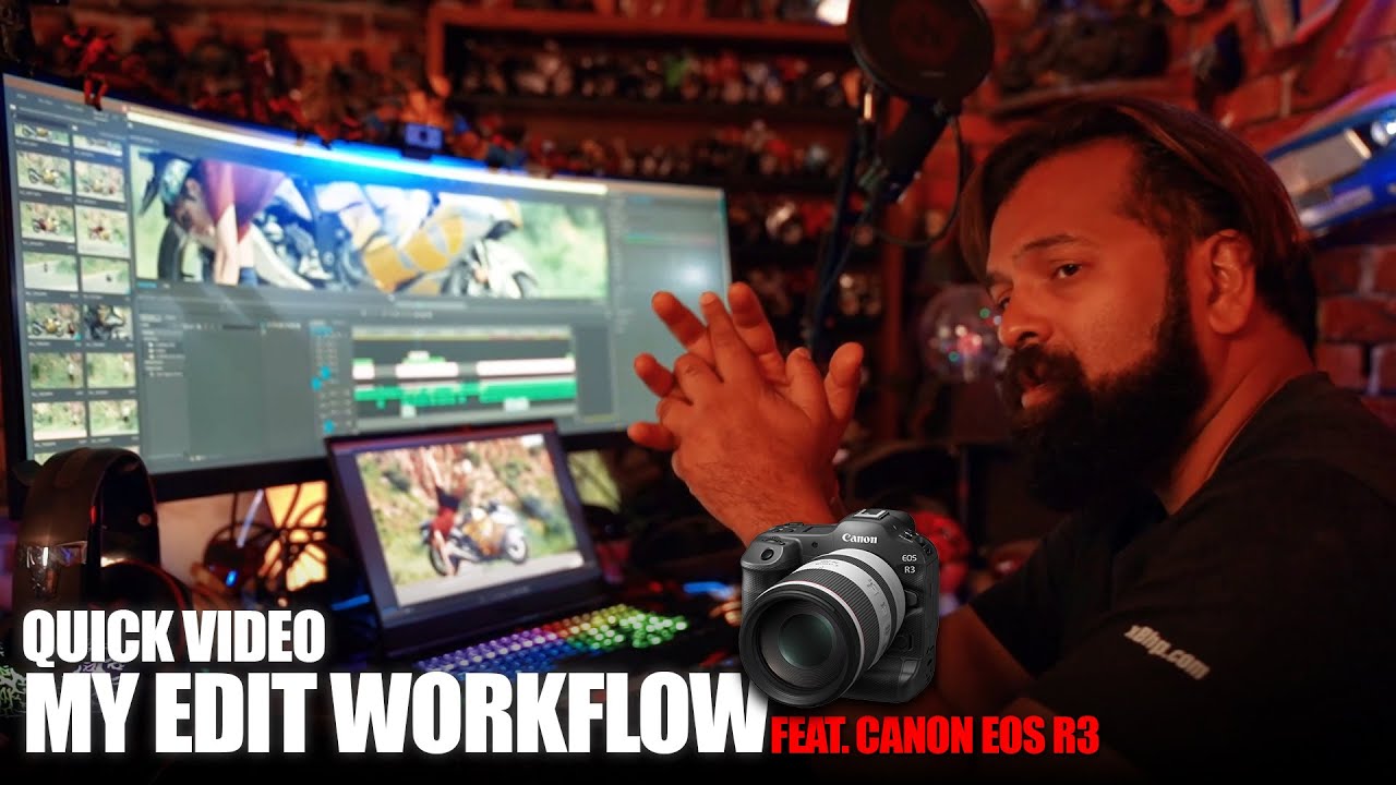 Мой процесс монтажа видео: быстрый обзор с Canon EOS R3