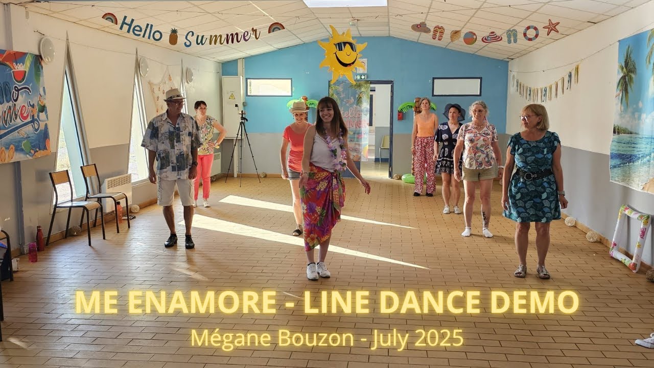 Me Enamore - Line Dance Demo