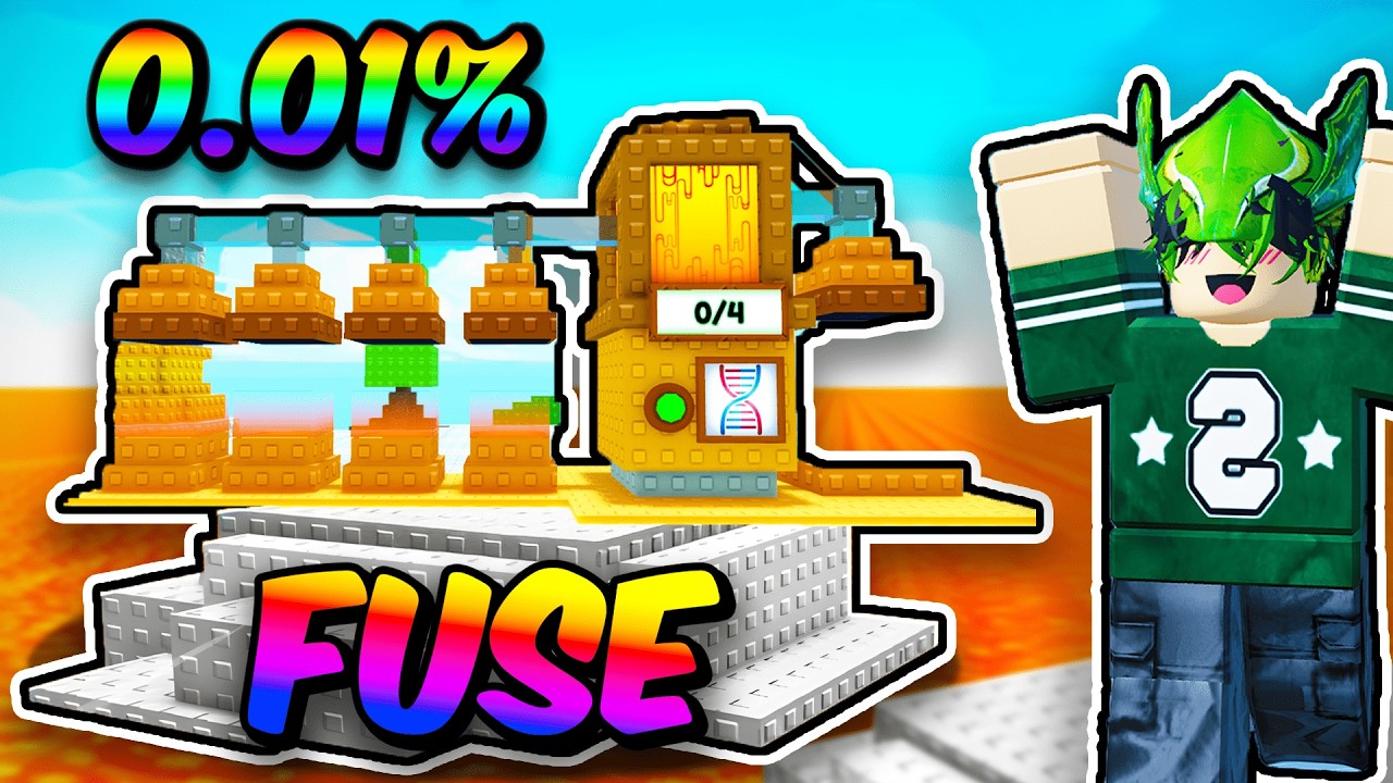 YENİ FUSE MAKİNASINDAN 0.01% BRAİNROTLARI ÇIKARDIM! - Roblox Survive LAVA for Brainrots!