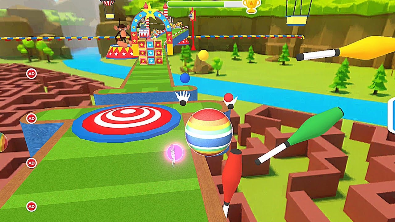 Circus Balls 🌈 Landscape Gameplay Android iOS 💥 Nafxitrix Gaming Game 3