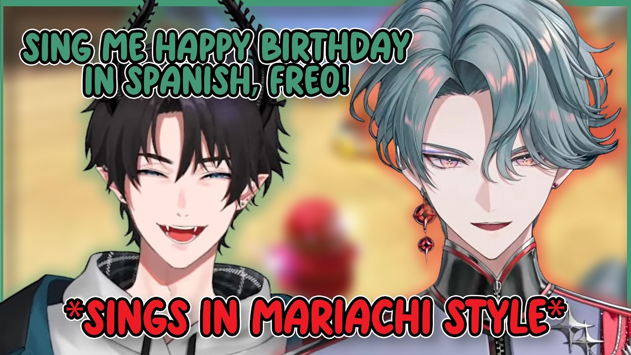 Freo sings happy birthday for Ren in Spanish