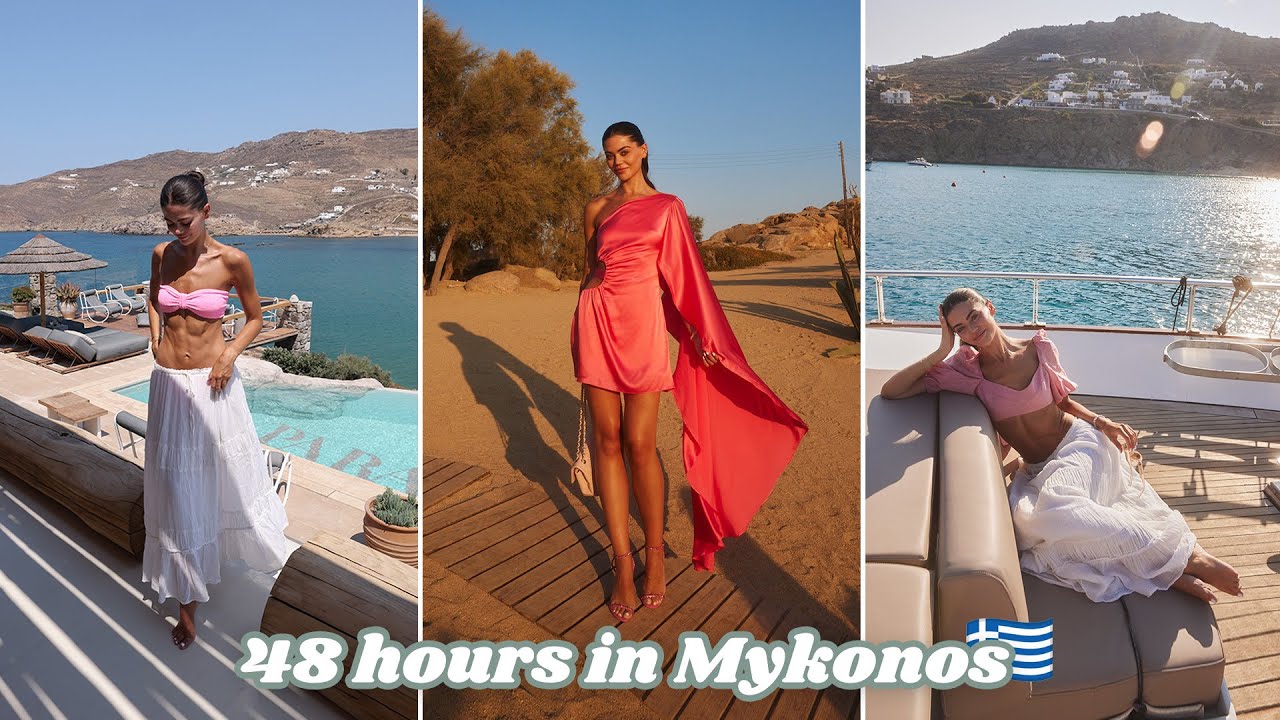 Mykonos Travel vlog.. 48 Hours in Greece 🇬🇷