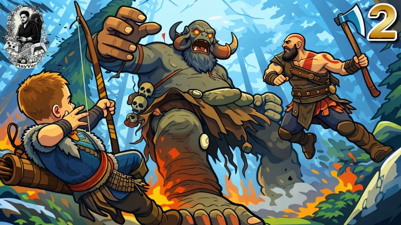 Кратос начинает своё жестокое путешествие | God of War, эпизод 2 | PlayVar |