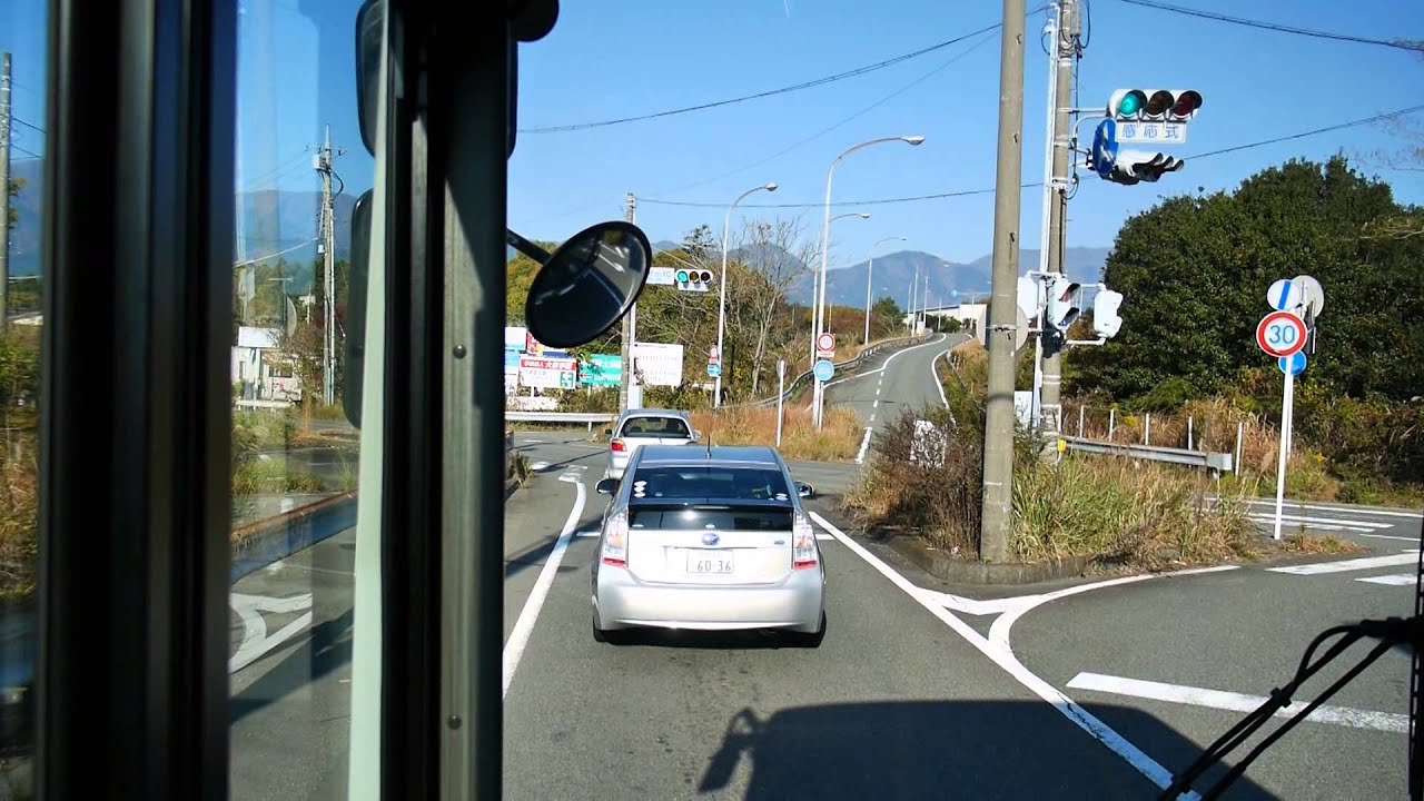 【前面展望】新富士駅～本栖湖～富士山駅【富士急静岡バス・富士山View!】