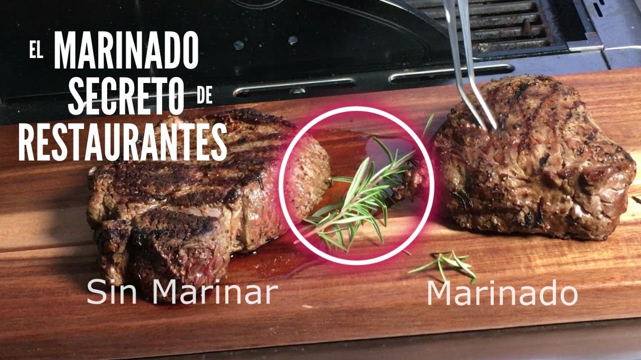 MARINADO para suavizar la CARNE de un s&oacute;lo 1 INGREDIENTE