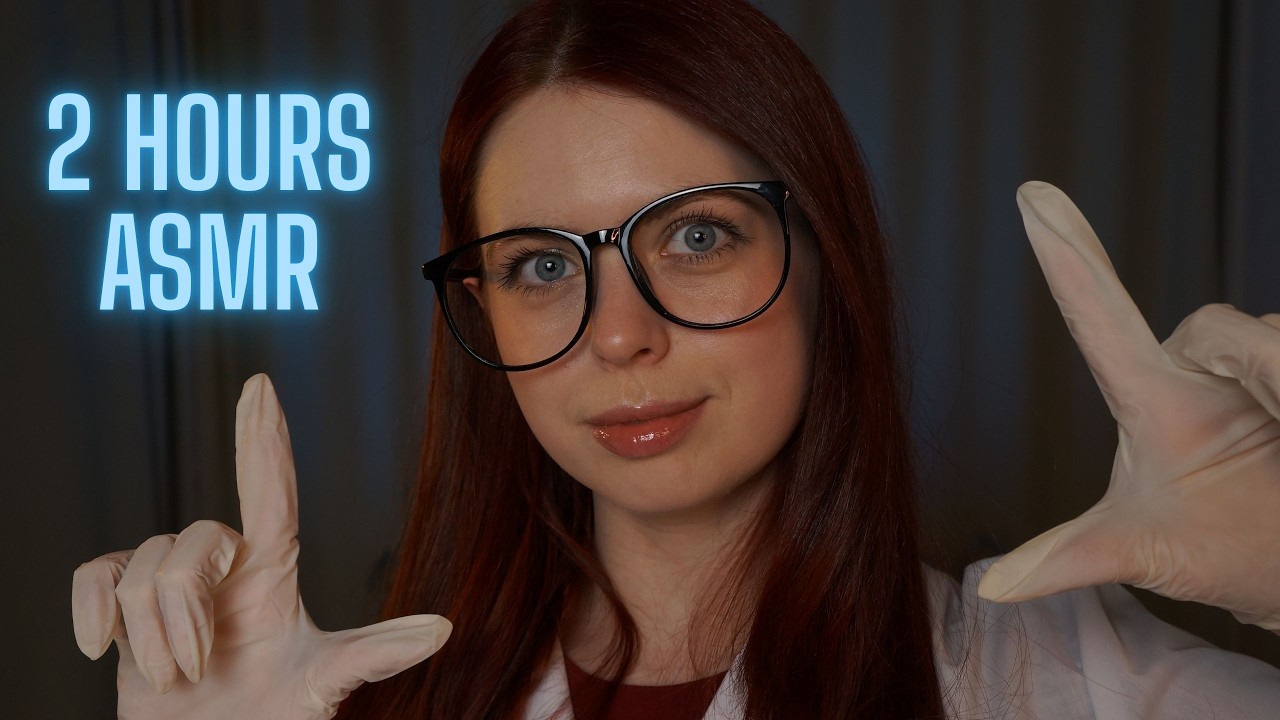 [ASMR 2 HOURS] Careful Face Cleansing and Pimple Treatment | Medical ASMR, Layered sounds