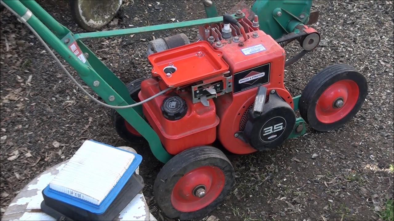 Power Trim Edger Briggs and Stratton engine HOW TO FIX REPAIR. WON'T STAY RUNNING, STARTS then DIES
