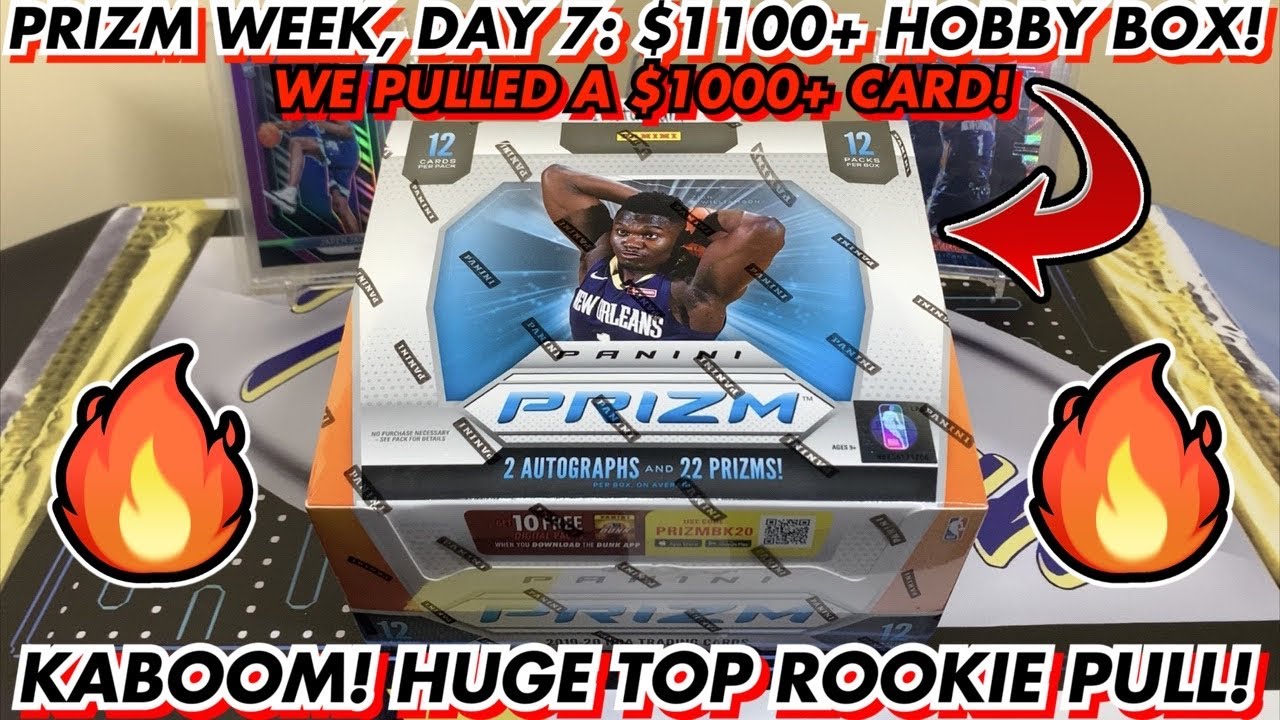 *KABOOM! HUGE ROOKIE PULL!* 2019-20 Panini Prizm Basketball HOBBY BOX Break - $3500+ Per Box! (PWD7)