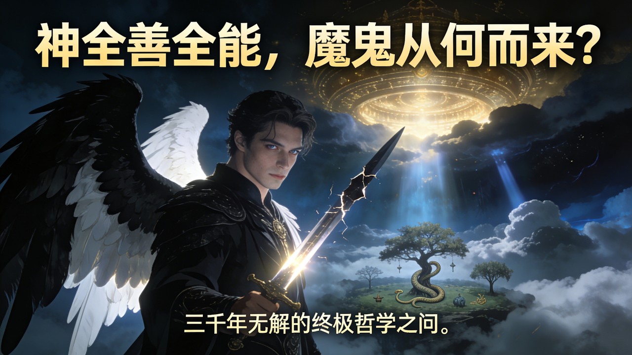 上帝為何創造撒旦？三千年無解的「惡的問題」，聖經原文怎麼說？ #聖經難題 #魔鬼起源 #路西法 #惡的問題 #神學探討 #基督教
