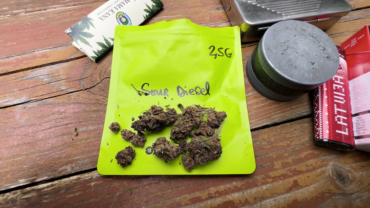 ッ Обзор Sour Diesel CBD ⛽ [Greenhouse]