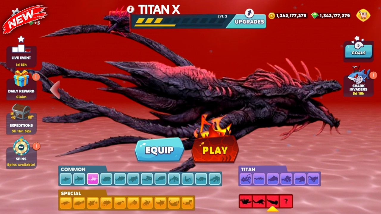New Titan X Shark Gameplay - Hungry Shark Evolution Update 2026