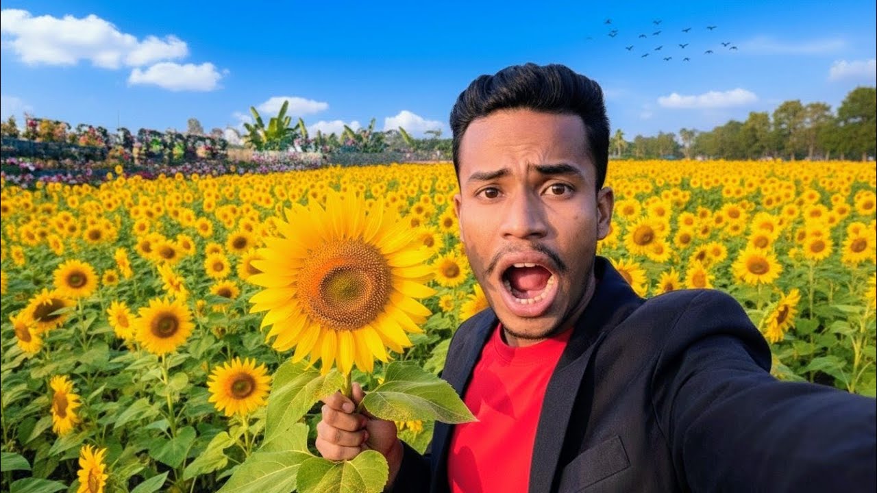 সূর্যমুখী ফুলের বাগান 🌻 Beautiful Sunflower Garden |  