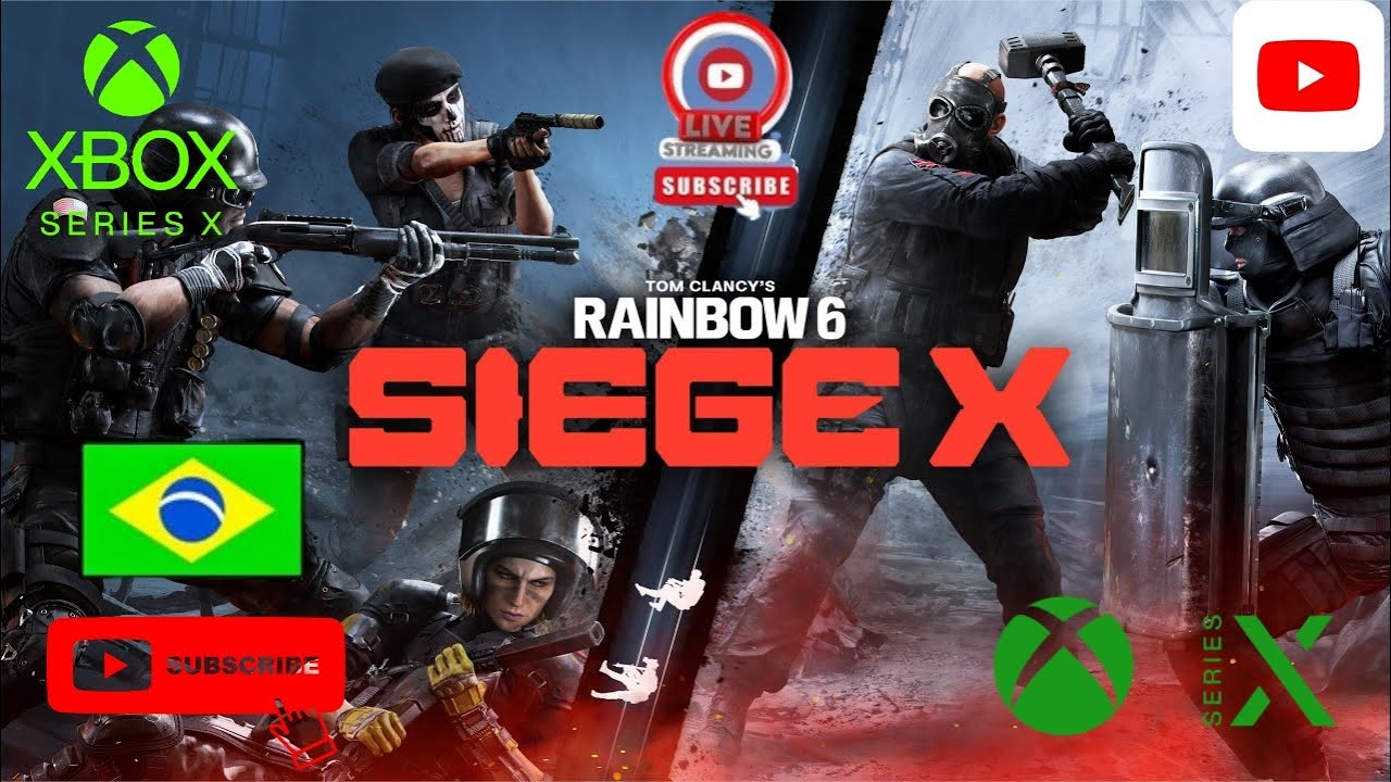 💥 RAINBOW SIX SIEGE: RUMO AO PLATINA com a tropa! XBOX SERIES X!!!