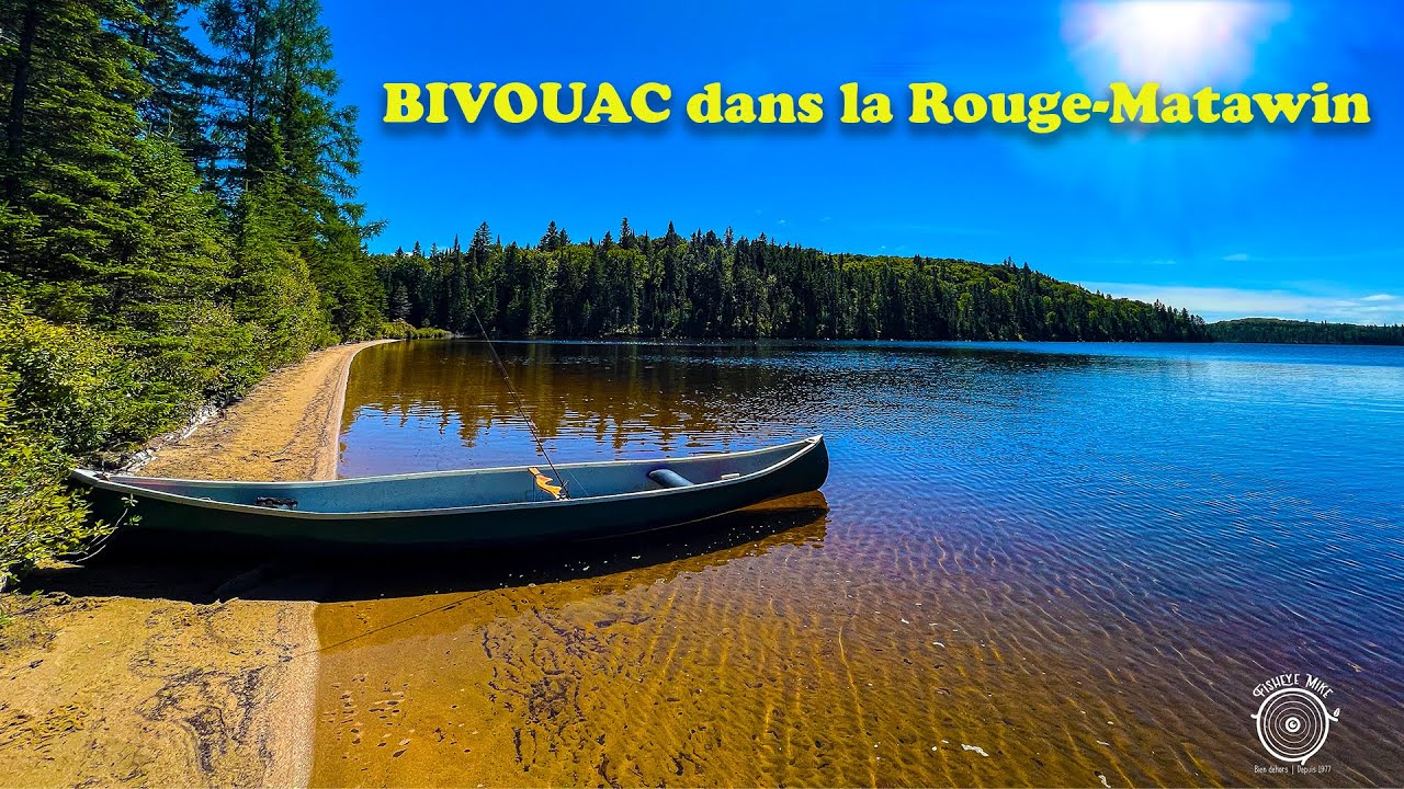 🛶🏕️ Bivouac dans la Rouge-Matawin! - Canot camping solo