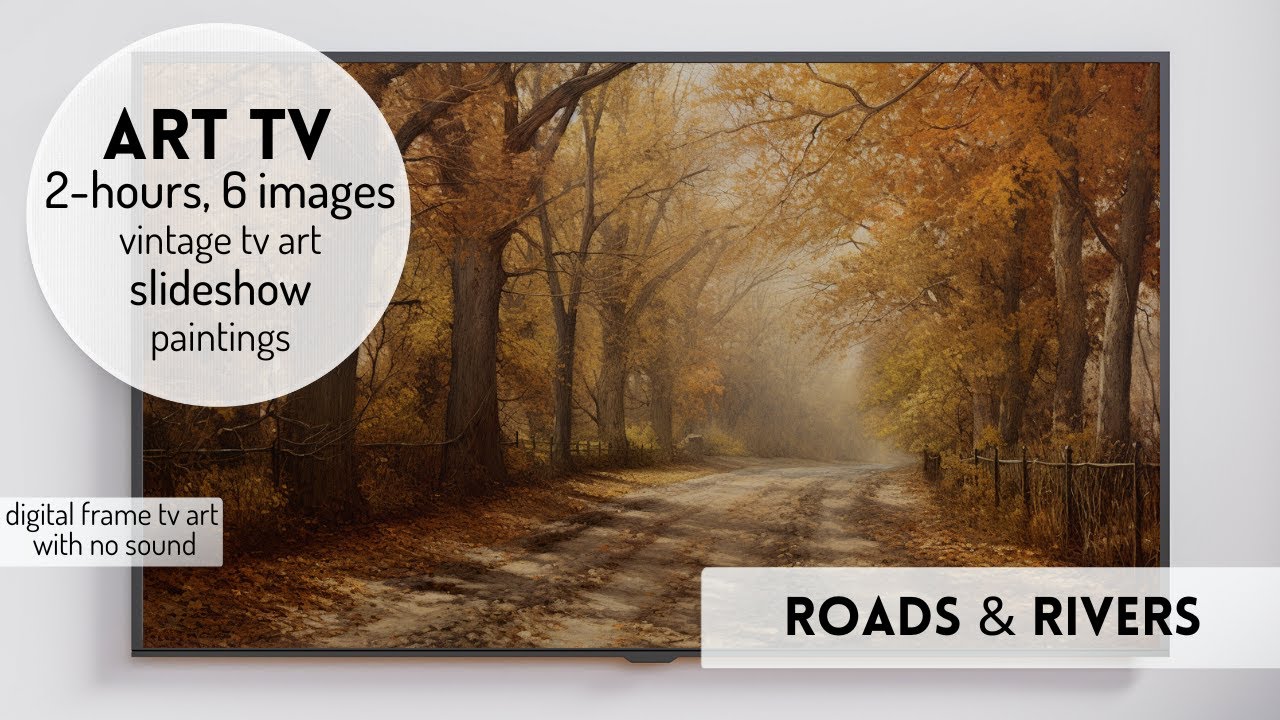 Fall TV Art Vintage TV Art Fall Frame TV Art Fall Screensaver Art for TV Autumn Screen Pictures