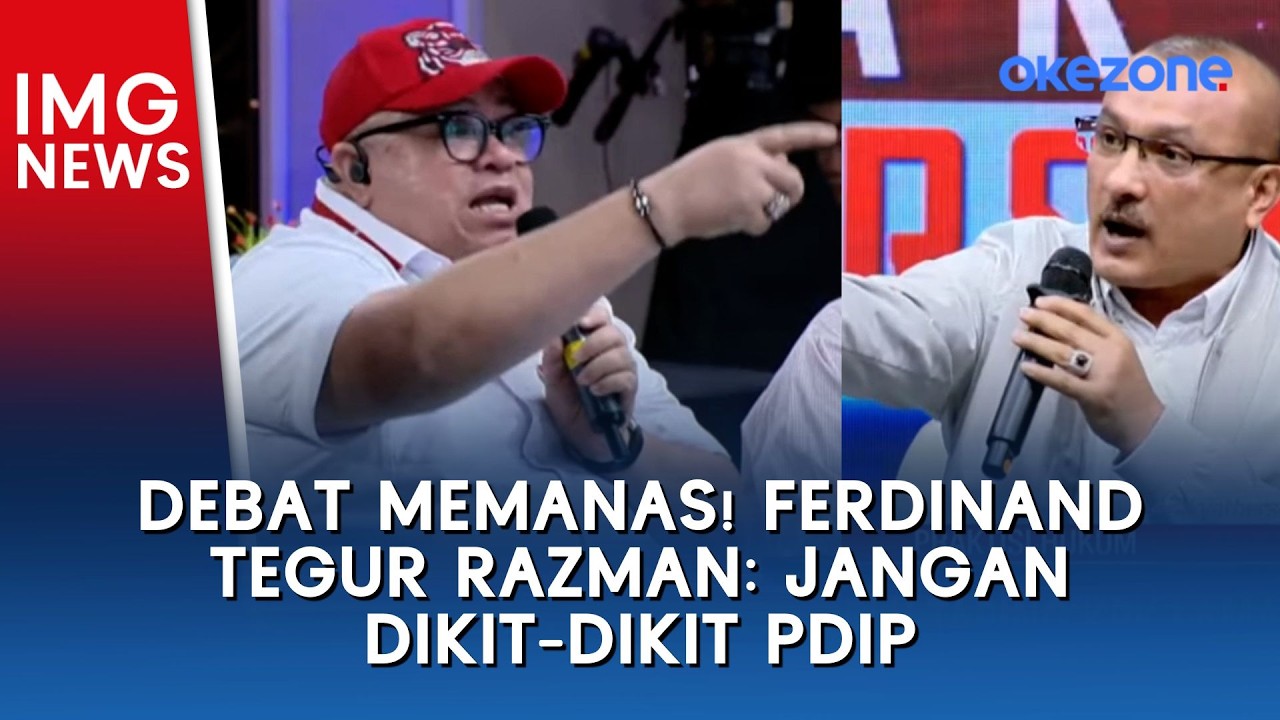 Debat Memanas! Ferdinand Tegur Razman: Jangan Dikit-Dikit PDIP