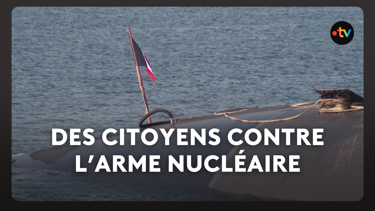 D&eacute;sarmement nucl&eacute;aire : un rassemblement pour l'interdiction des armes nucl&eacute;aires &agrave; brest.
