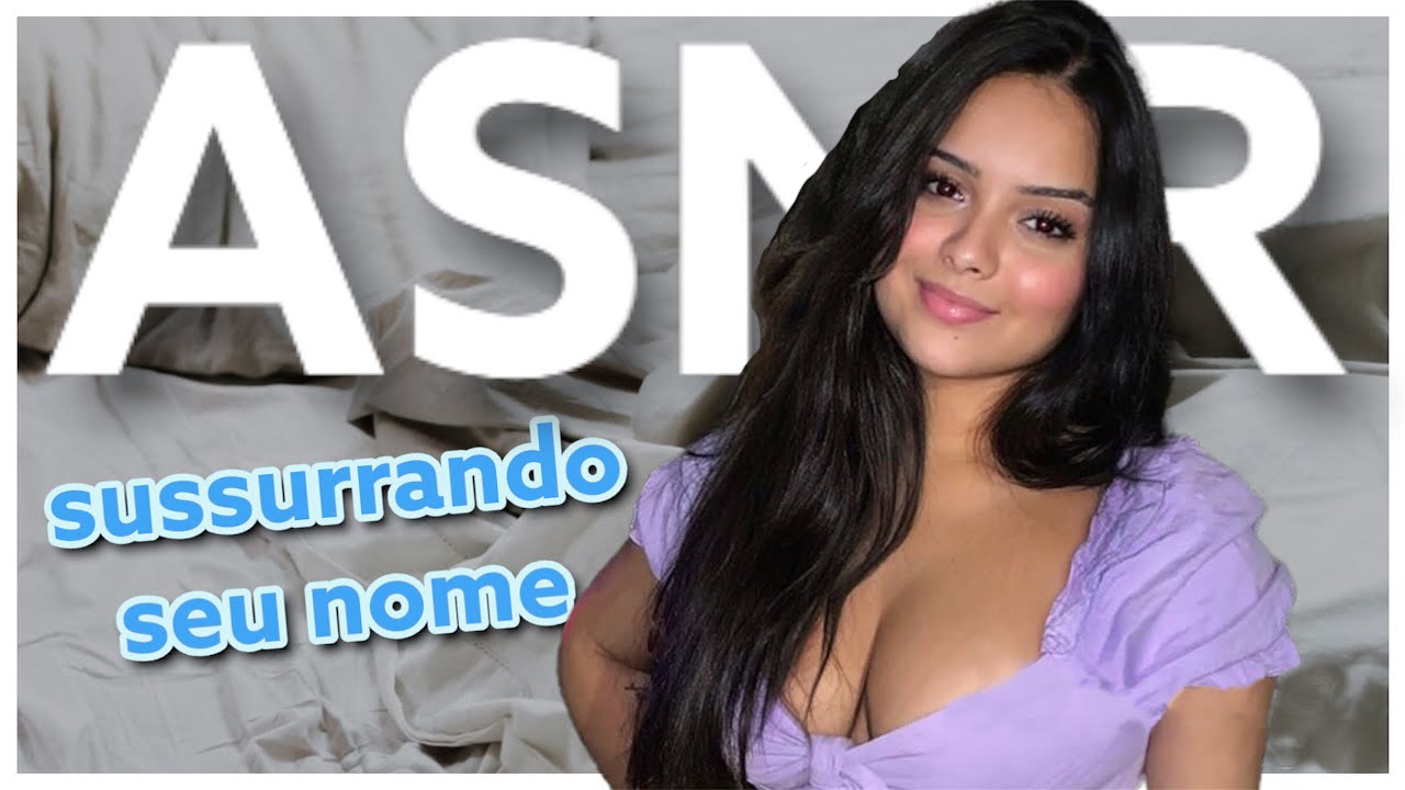 ASMR SUSSURRANDO SEU NOME #1MILHÃO (já nem lembro mais) seu nome tá aqui??? | Baueny Barroco