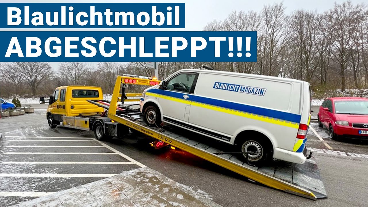 Blaulichtmobil abgeschleppt! Was war da los??