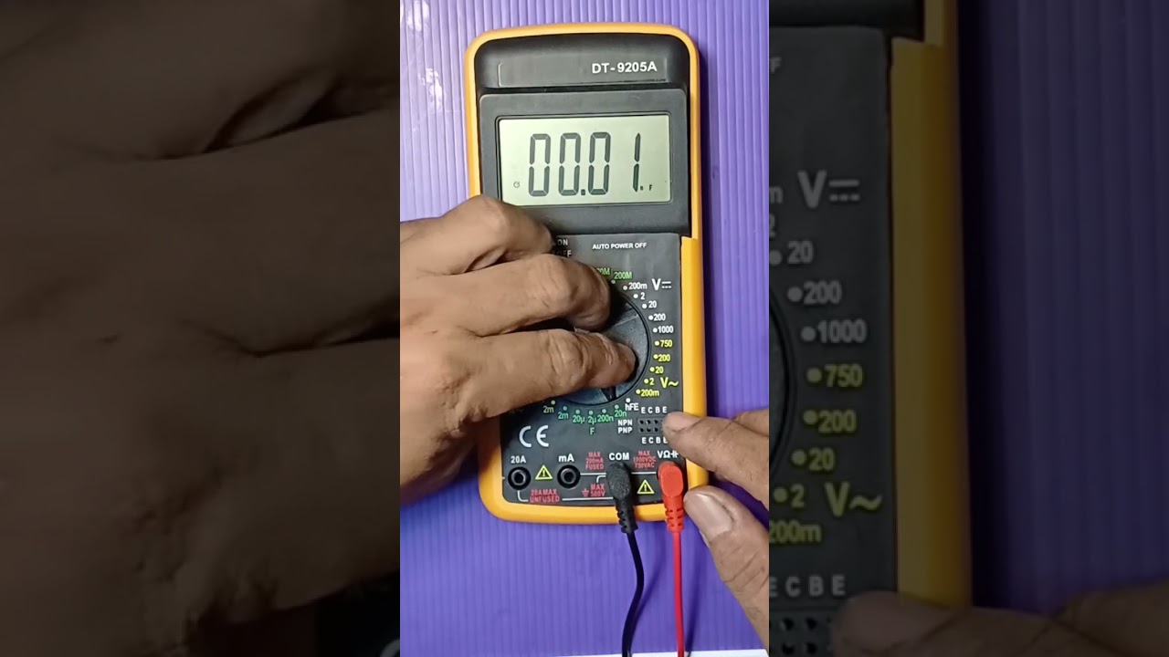 วิธีใช้มิเตอร์  DT -  9205A  Version 2