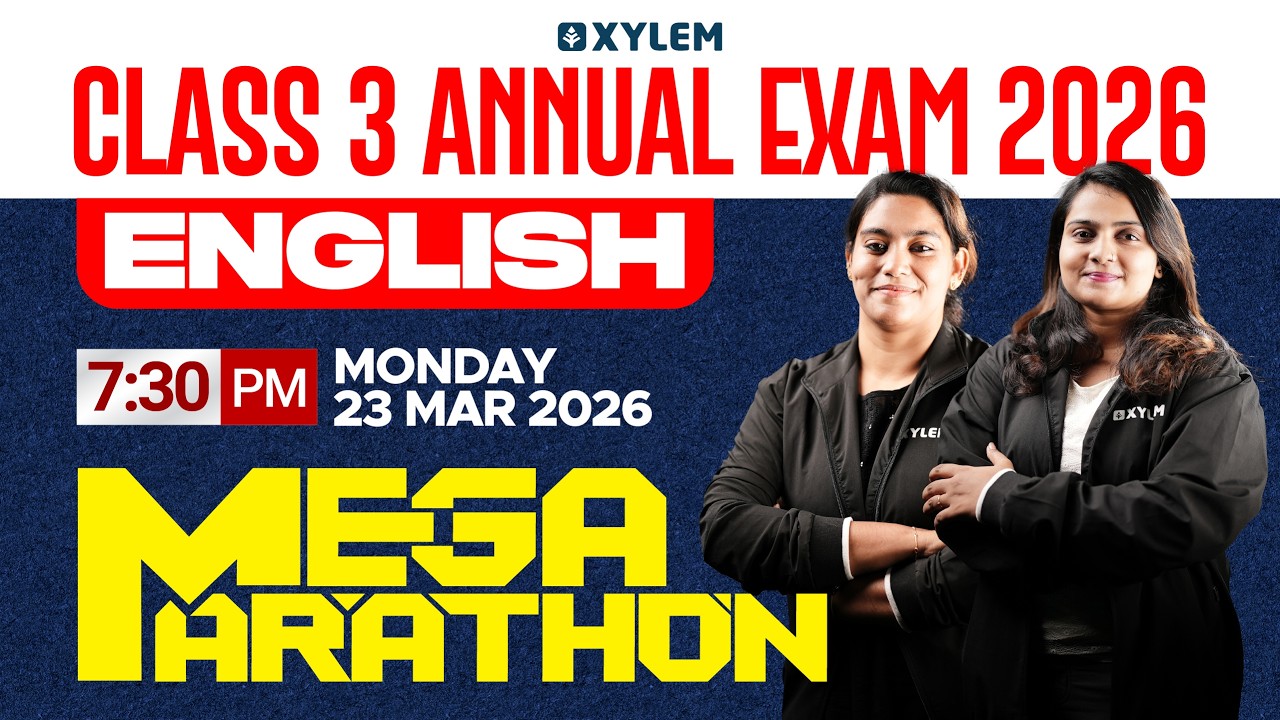 Class 3 English | MEGA MARATHON🔴🔴🔴