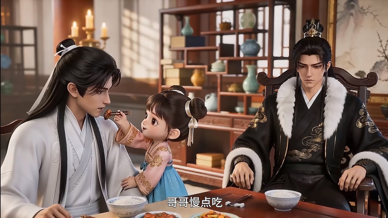 《爹摆烂,崽篡位,赢了天下笑哈哈》第1-20集：魔童女儿突然上门要求继承家产，直接把凶名赫赫的镇北王气到吐血#AI动漫
