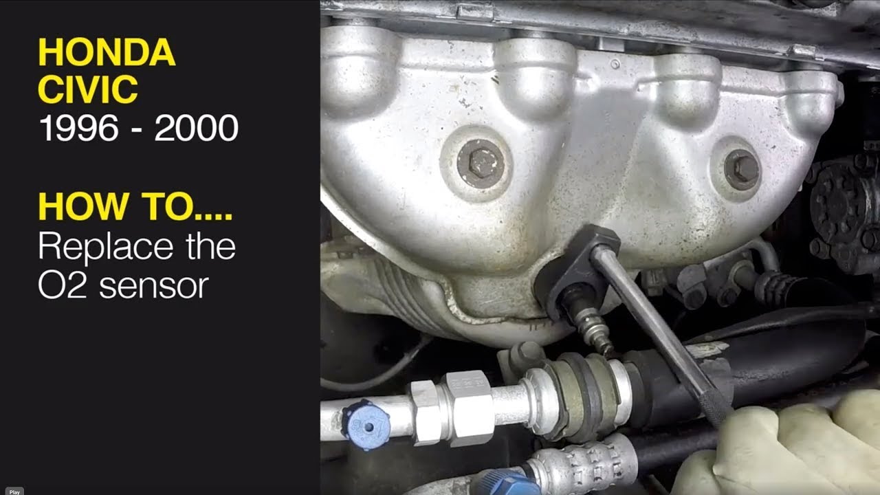 How to replace the O2 Sensor on a Honda Civic (96-00), CR-V (97-01), Acura Integra (94-00)