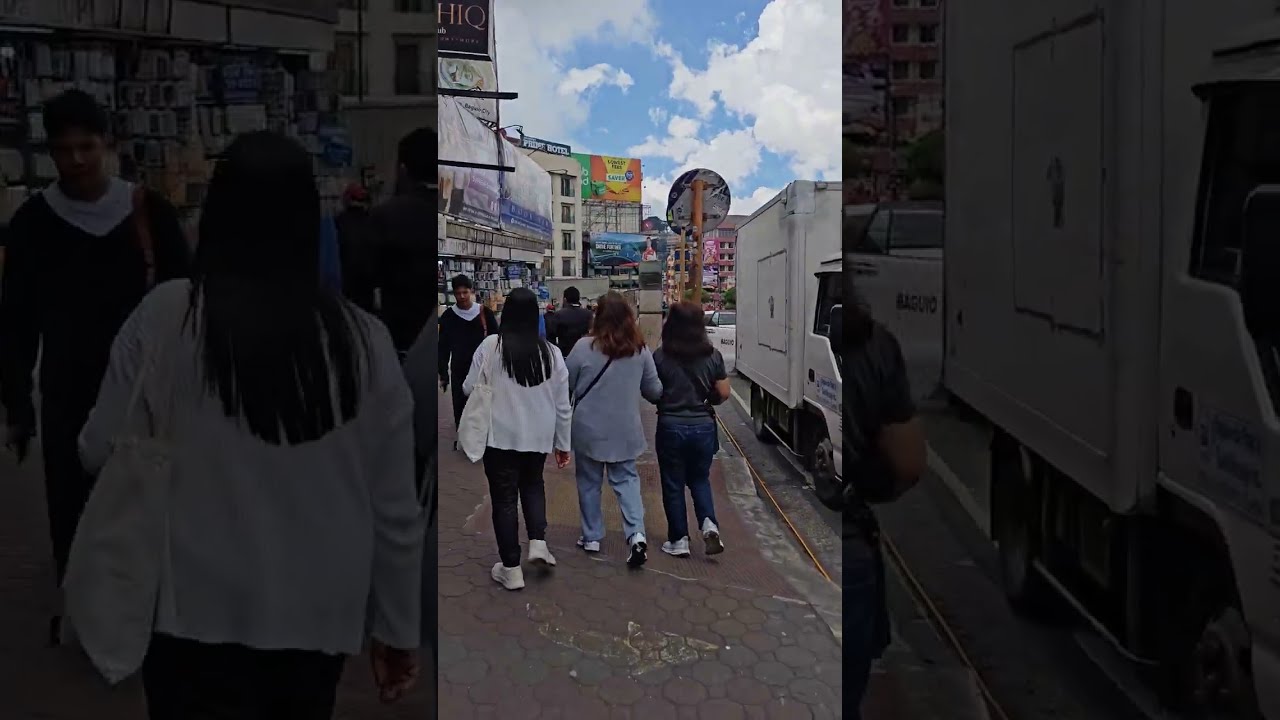 [4K] Baguio Walking along Session Road 