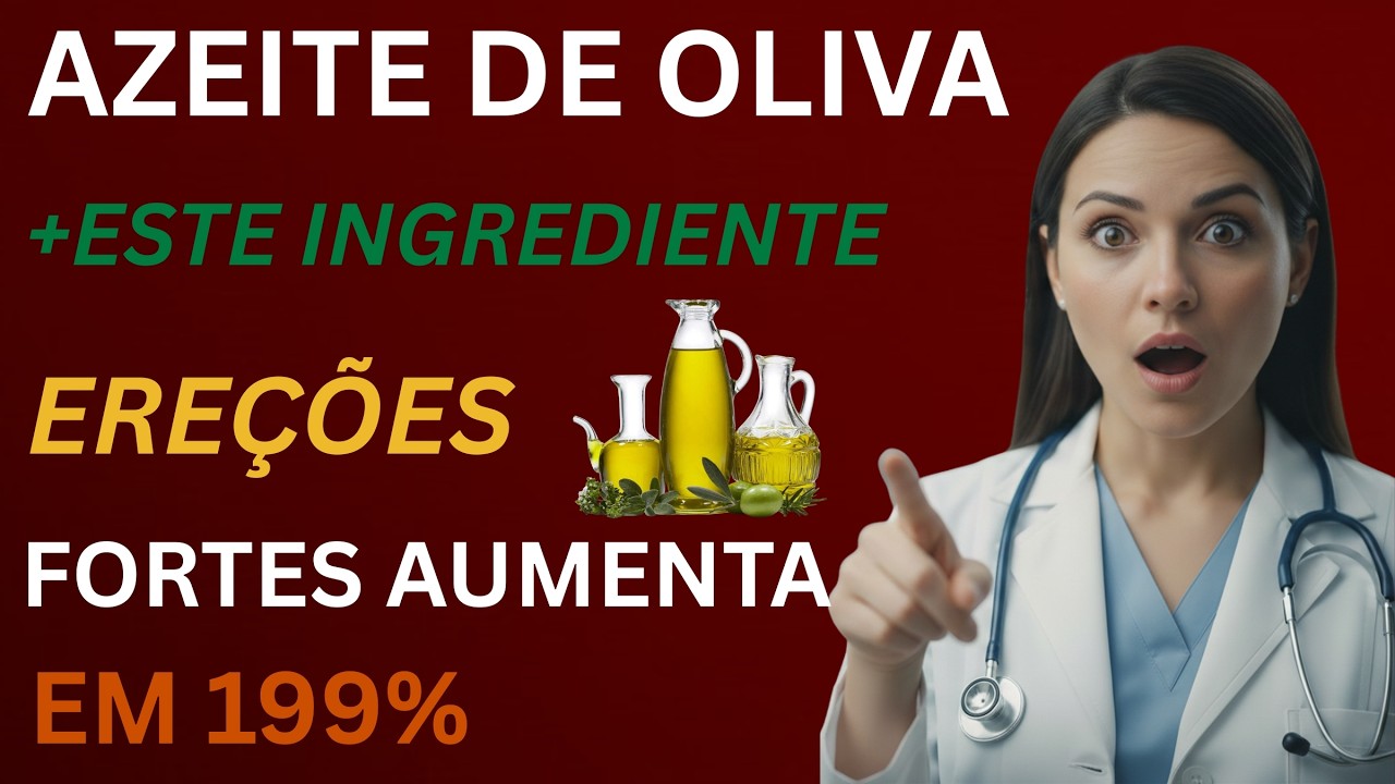 Urólogo alerta: combine AZEITE com isto à noite e apoie a testosterona após os 50