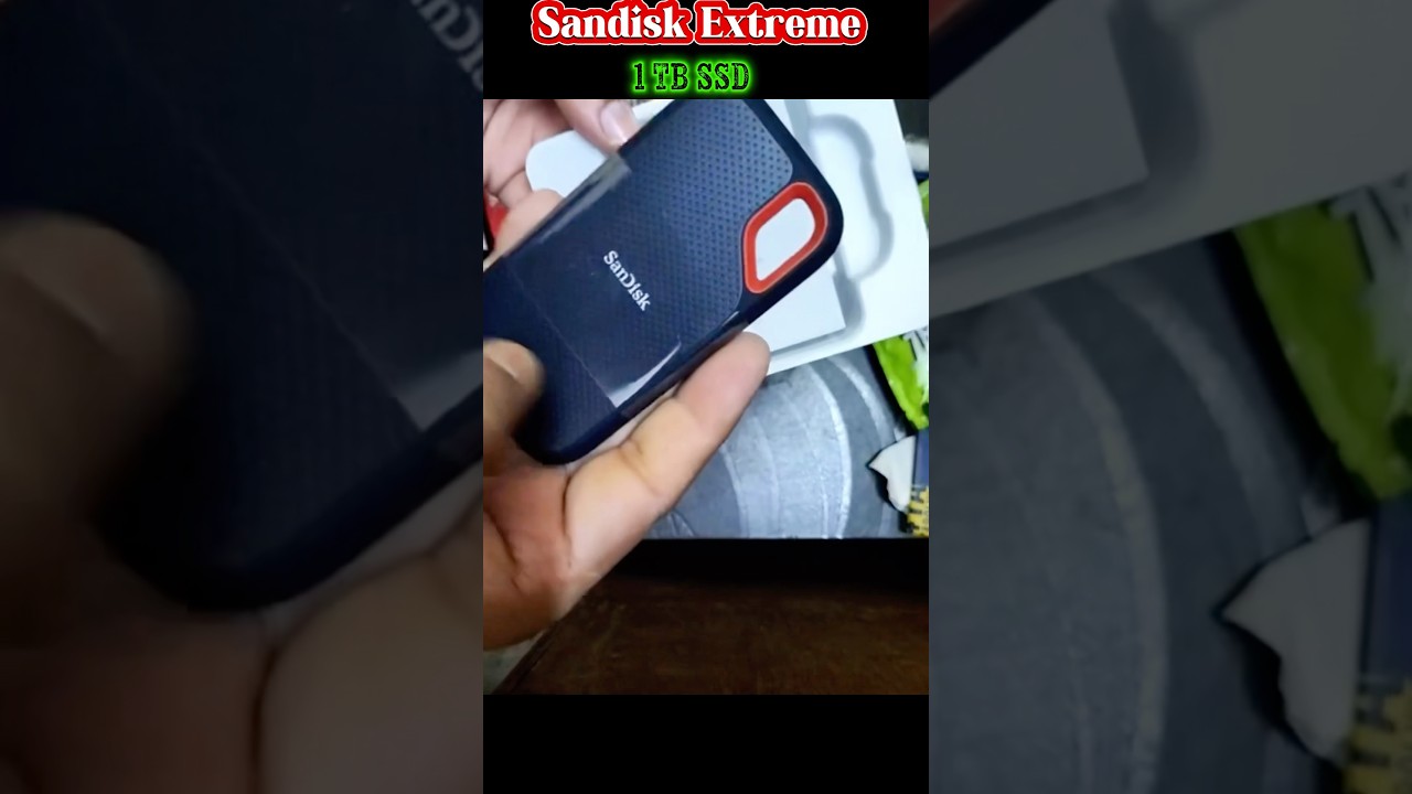 SANDISK Extreme 1TB SSD 💥 #sandisk #ssd