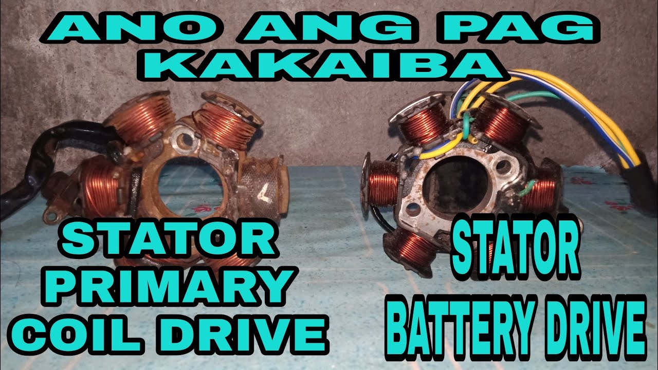 PAGKAKAIBA NG STATOR PRIMARY COIL SA STATOR DRIVE