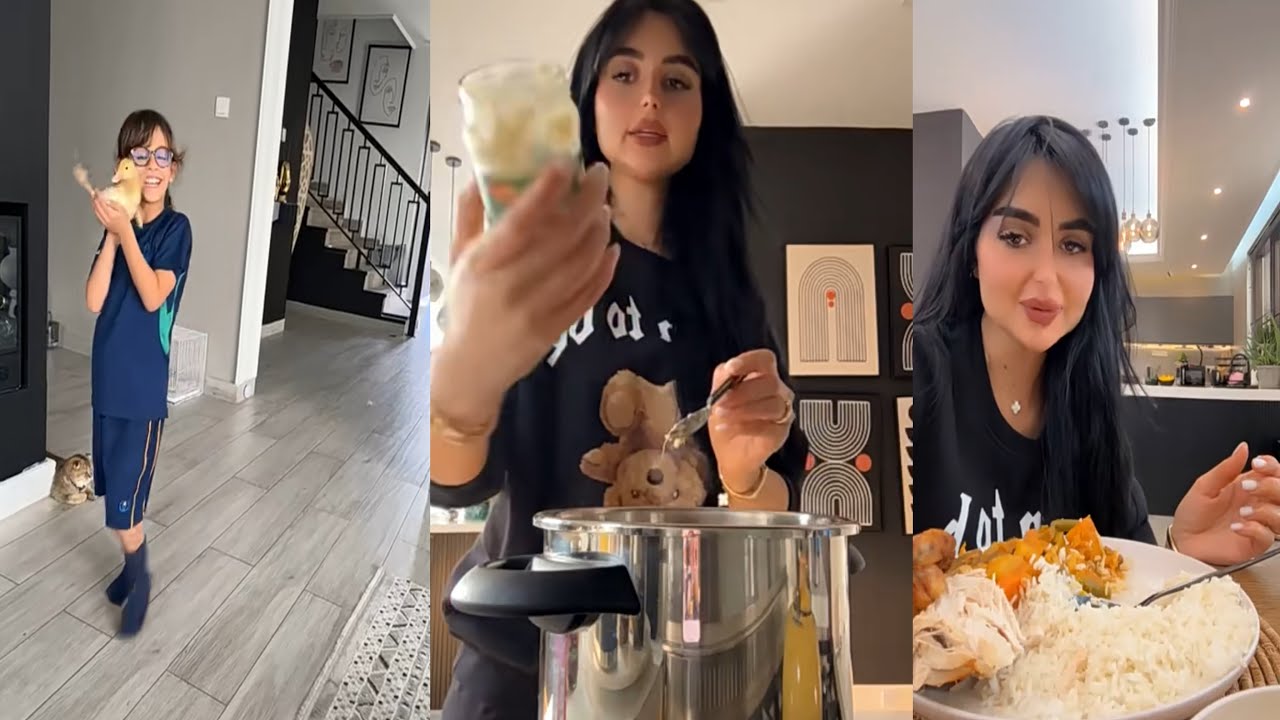 سنابات عائلة ميرو | ايلين كفو خلصت اللانش بركس و اميره سوت ايدام الخضار 🥺😍♥️