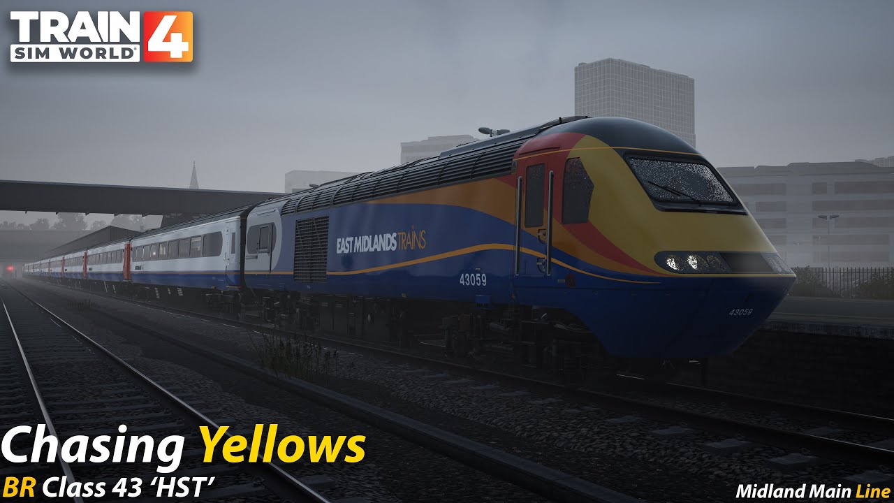 Chasing Yellows : Midland Main Line : Train Sim World 4 [4K 60FPS]