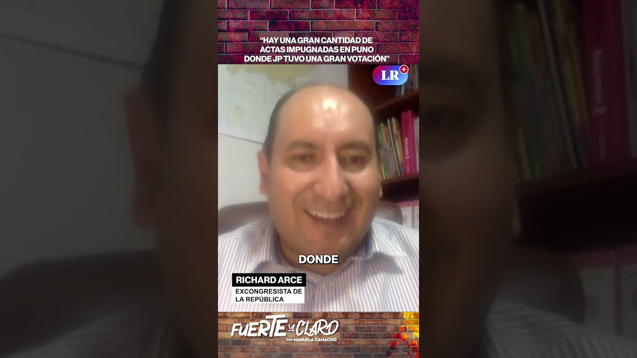 &ldquo;HAY UNA GRAN CANTIDAD DE ACTAS IMPUGNADAS EN PUNO DONDE JP TUVO UNA GRAN VOTACI&Oacute;N&rdquo; #shorts