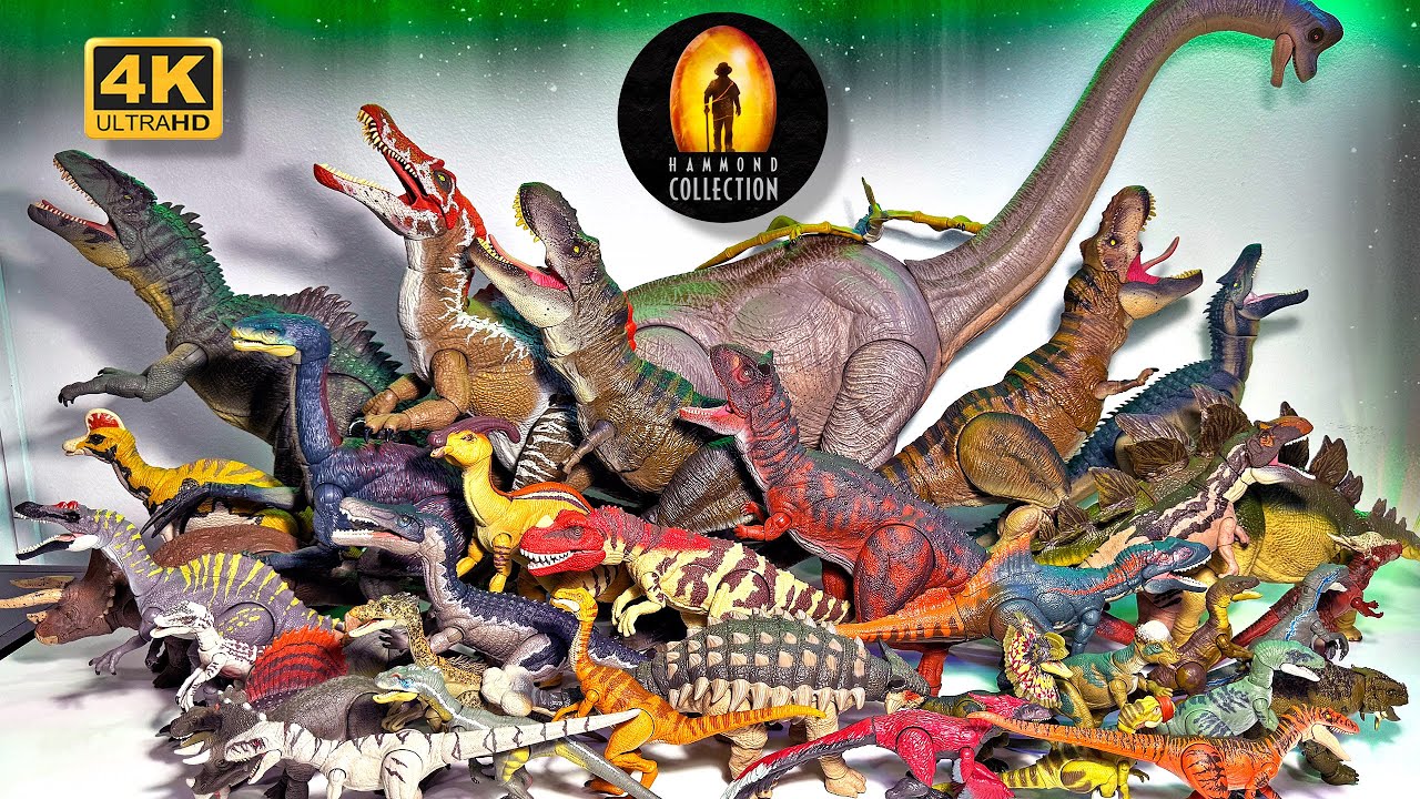 Ranking All Jurassic World Hammond Collection Dinosaurs Toys! Spinosaurus, Giganotosaurus, T-Rex